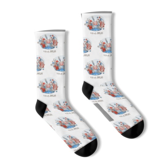 Discover Happy 4th of July Socks