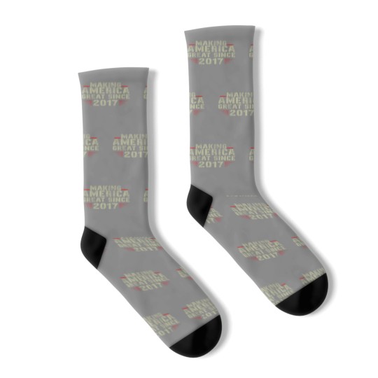 Discover Funny Making America Great Since 2017 Design, 5Th Socks