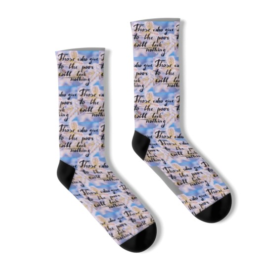 Discover Bible Verse Socks
