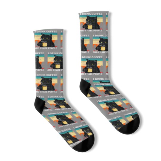 Discover I-Drink Coffee And I Hate People Socks