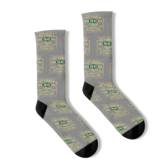 Discover Legends Were Born In February 1941 80Th Birthday G Socks