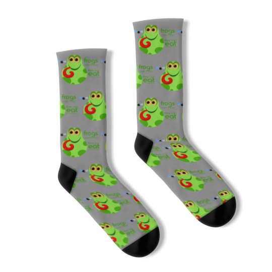 Discover Funny Frog Quote Socks