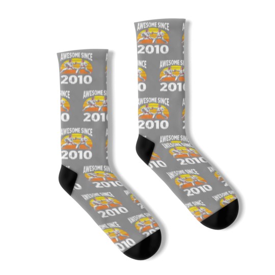Discover Karate Awesome Since 2010 12Th Birthday 2 Years Ol Socks