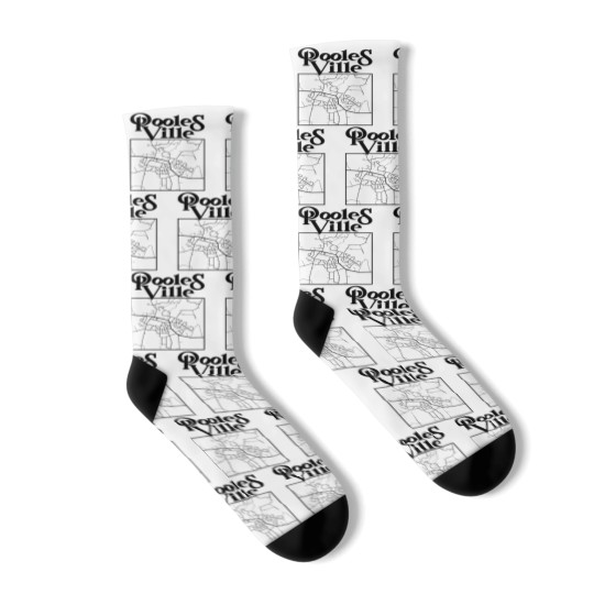 Discover Poolesville Map Socks