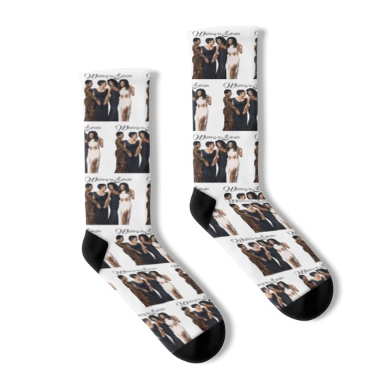 Discover Waiting To Exhale White Unisex Socks, Friendly Socks