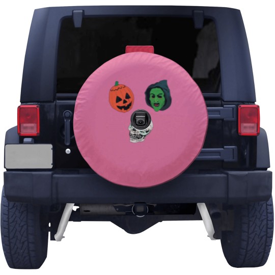 Discover Silver Shamrock Mask Set Spare Tire Covers