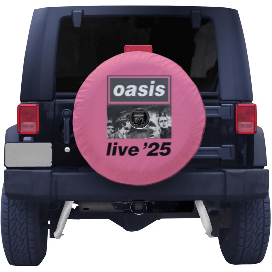 Discover Oasis Live 2025 World Tour  Unisex Spare Tire Covers Oasis Band Spare Tire Covers