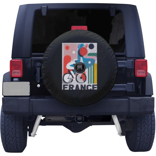 Discover France Bicycle Tour.png Spare Tire Covers