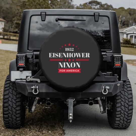 Discover Eisenhower Nixon Spare Tire Covers Spare Tire Covers Ike 1952 Campai Spare Tire Covers