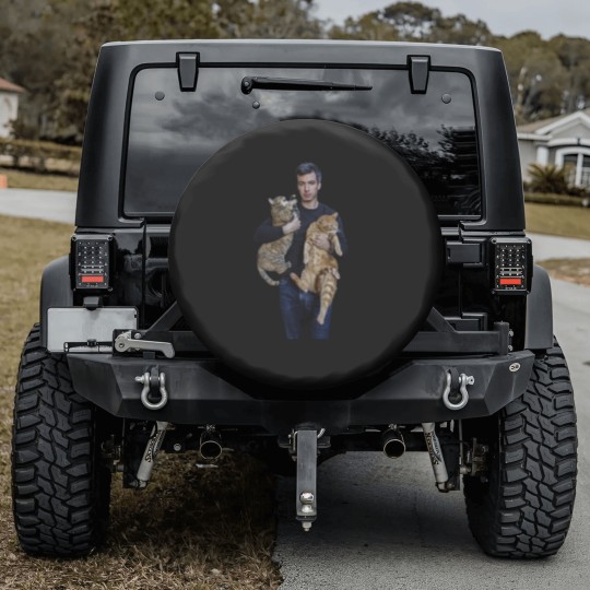 Discover Nathan Fielder and His Cats Classic Spare Tire Covers