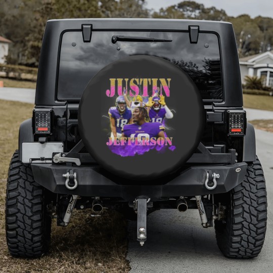 Discover Justin Jefferson Unisex Spare Tire Covers, Football Spare Tire Covers