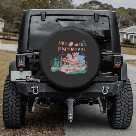 Discover Funny Vintage Pee Wee's Playhouse Spare Tire Covers, Vintage 90s Pee Wee Herman Spare Tire Covers