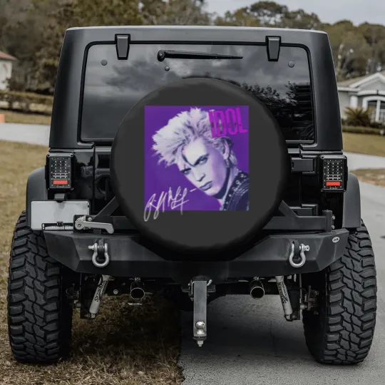 Discover Billy Idol Spare Tire Covers Billy Idol Whiplash Smile Song Cotton Spare Tire Covers Men Women
