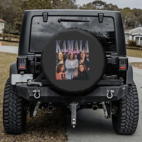 Discover KAMALA HARRIS Spare Tire Covers | Kamala Harris Homage Spare Tire Covers