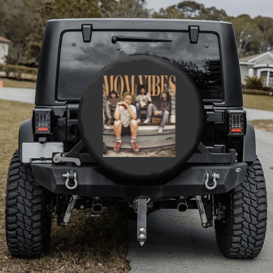 Discover Mom Vibes Thug Life  Spare Tire Covers, Vintage 90s Mom Vibes Spare Tire Covers, 90s Mom Vibes Spare Tire Covers