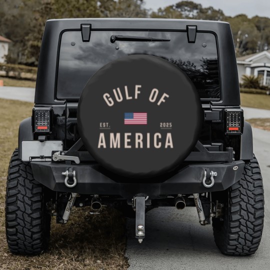 Discover Gulf of America Spare Tire Covers, Comfort Colors Unisex Patriotic Spare Tire Covers, United States of America Spare Tire Covers