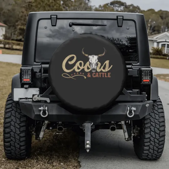Discover Coor And Cattles Rodeo Western Cowboy Howdy Lover Spare Tire Covers