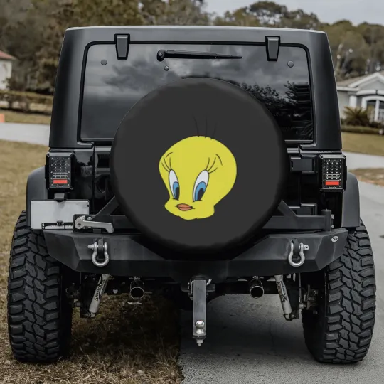 Discover Tweety Bird  gender neutral short sleeved Spare Tire Covers