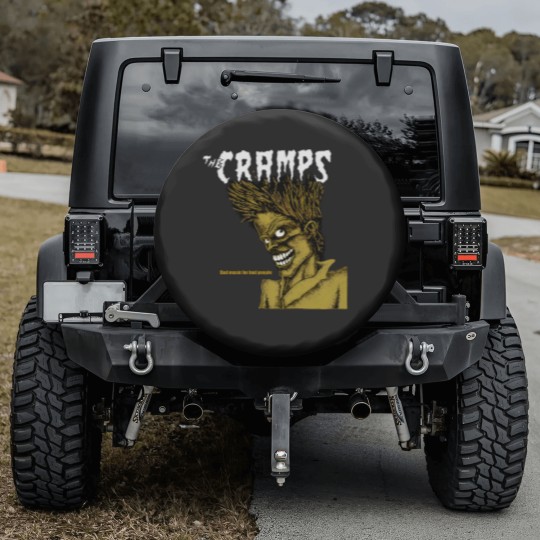 Discover The Cramps Unisex Spare Tire Covers: Bad Music For Bad People (Black)