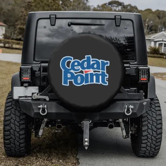 Discover Cedar Point Logo Spare Tire Covers