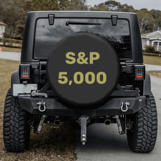 Discover S&P 5,000 Level Stock Market Index Celebration Spare Tire Covers