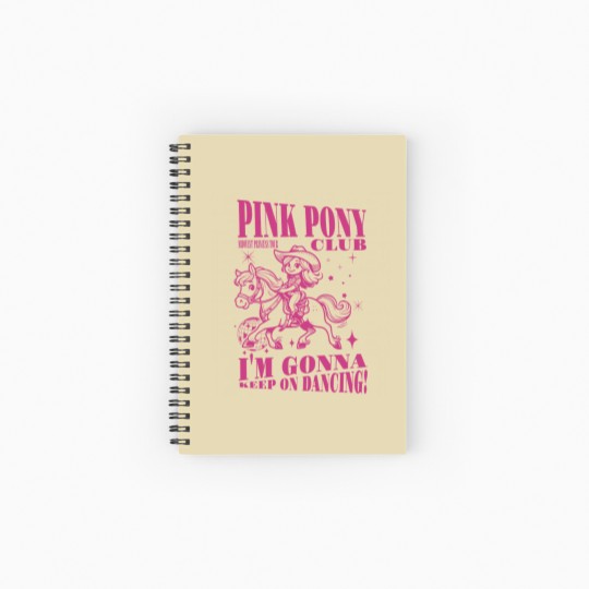 Discover Pink Pony Club Kid Spiral Notebooks   Ruled Line, Chappell Roan Youth Spiral Notebooks   Ruled Line, Midwest Princess Tour