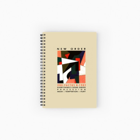 Discover New Order Spiral Notebooks   Ruled Line