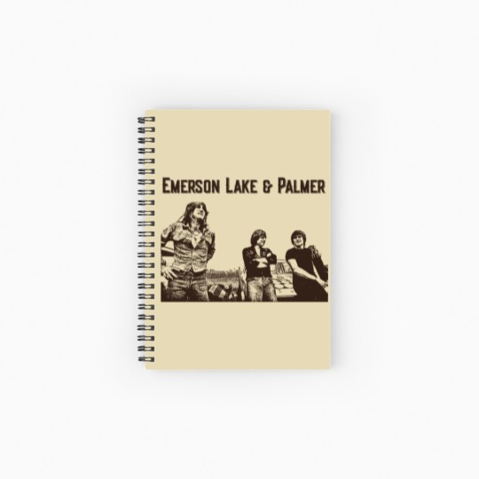 Discover Emerson Lake and Palmer 14 Spiral Notebooks   Ruled Line