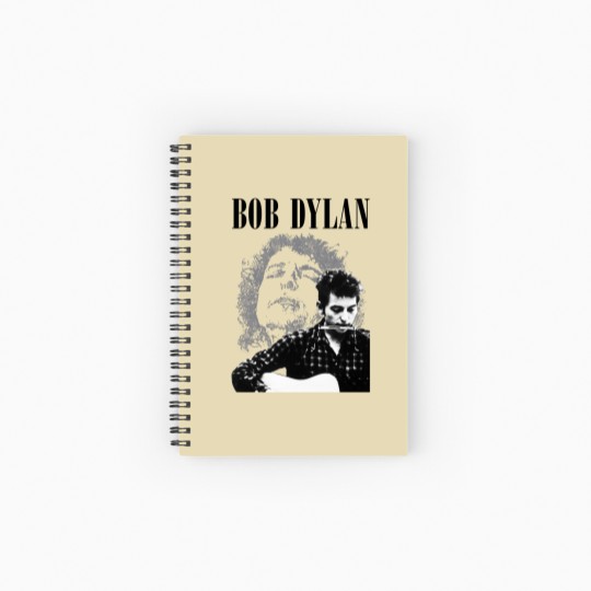 Discover Bob Dylan Vintage Spiral Notebooks   Ruled Line
