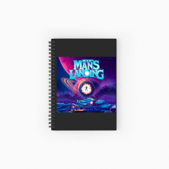 Discover Kid Cudi To The Moon World Tour 2022 Spiral Notebooks   Ruled Line