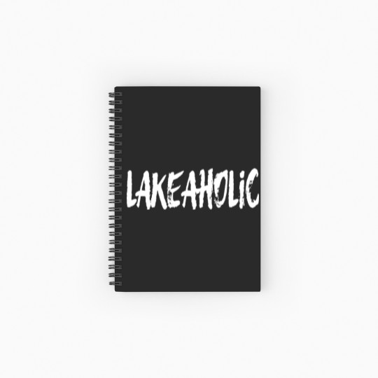 Discover Lakeaholic Spiral Notebooks   Ruled Line