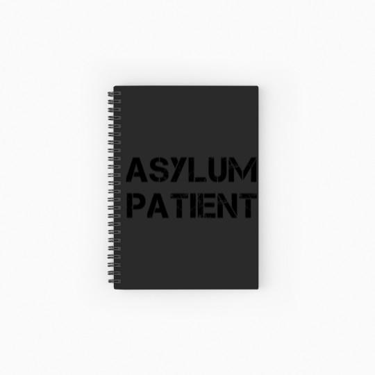 Discover Asylum Patient Halloween - Halloween - Spiral Notebooks   Ruled Line