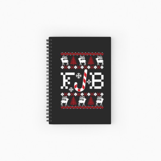 Discover Let's Go Brandon Christmas Spiral Notebooks   Ruled Line