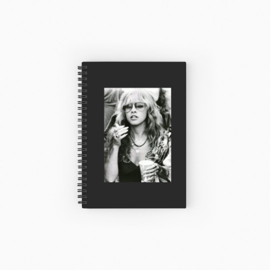 Discover Stevie Nicks Smoking Young Style Spiral Notebooks   Ruled Line