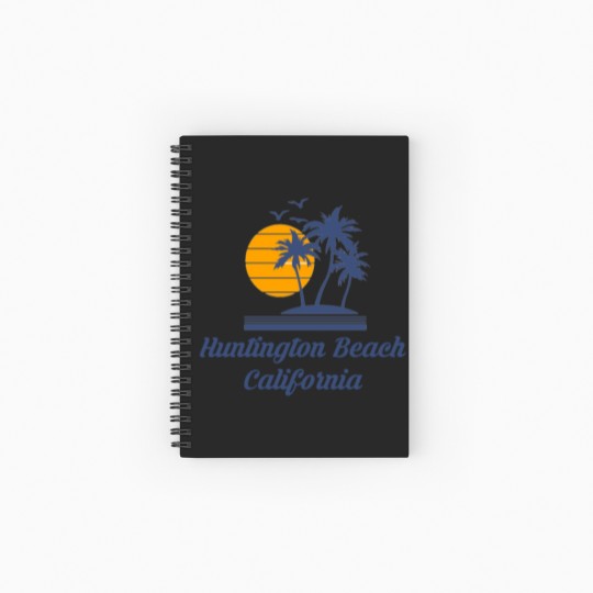 Discover Huntington Beach California Spiral Notebooks   Ruled Line CA Tourist Gifts Spiral Notebooks   Ruled Line