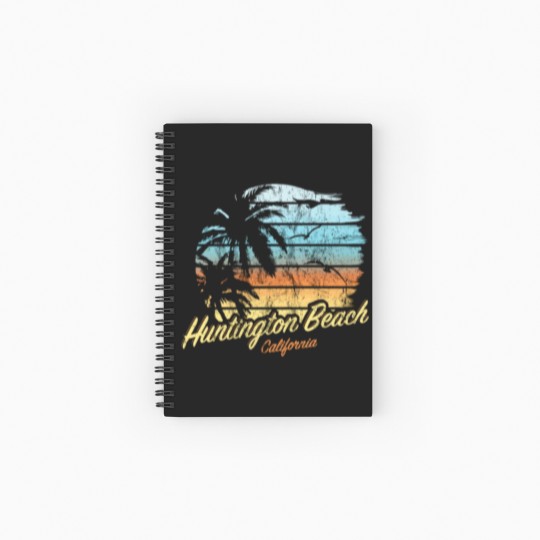 Discover Huntington Beach Florida Usa The Original Sunset Spiral Notebooks   Ruled Line