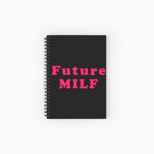 Discover Future MILF Retro Style Spiral Notebooks   Ruled Line