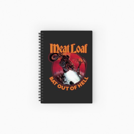 Discover Meat Loaf Bat Out Of Hell Spiral Notebooks   Ruled Line