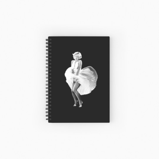 Discover Marilyn Monroe Classic Dress Pose Spiral Notebooks   Ruled Line