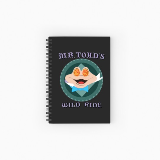 Discover mr toad Spiral Notebooks   Ruled Line Spiral Notebooks   Ruled Line