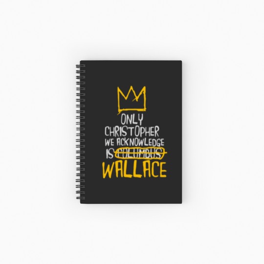 Discover Only Christopher We Acknowledge Is Wallace Spiral Notebooks   Ruled Line