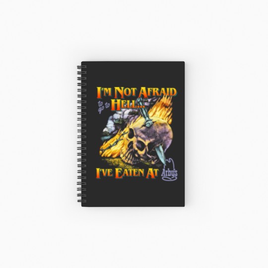 Discover Hell Arbys - Arbys - Spiral Notebooks   Ruled Line
