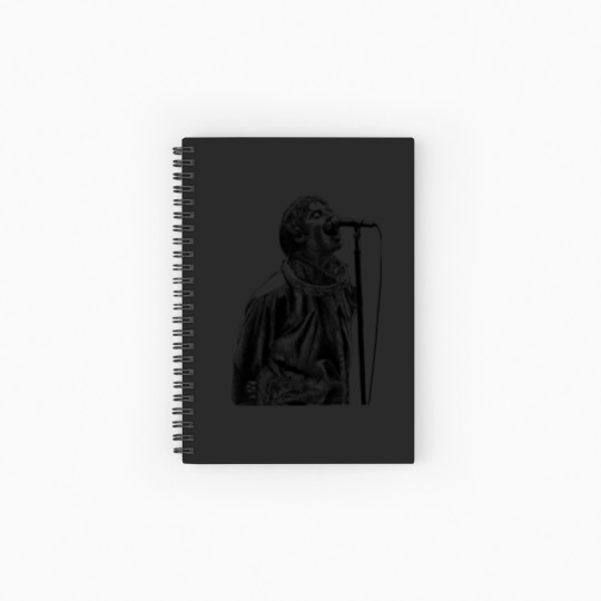 Discover Liam Gallagher - Oasis - Spiral Notebooks   Ruled Line