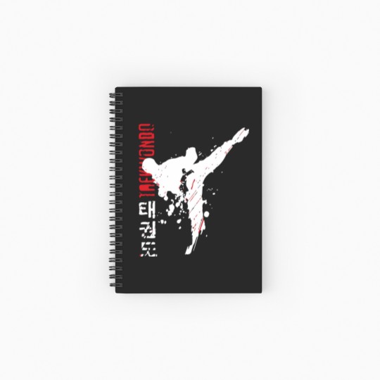 Discover Taekwondo - Taekwondo Spiral Notebooks   Ruled Line