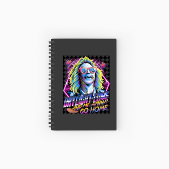 Discover Beetlejuice , 80's Nostalgia - Beetlejuice - Spiral Notebooks   Ruled Line