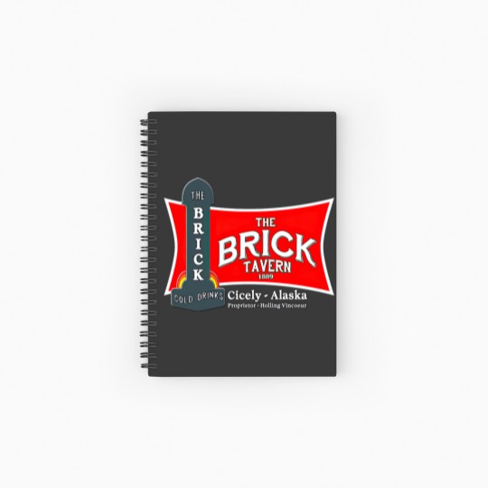Discover The Brick Northen Exposure - The Brick Northen Exposure - Spiral Notebooks   Ruled Line