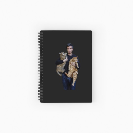 Discover Nathan Fielder and His Cats Classic Spiral Notebooks   Ruled Line