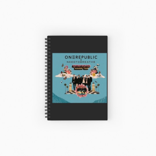 Discover OneRepublic + Need to breath Spiral Notebooks   Ruled Line, OneRepublic fan Spiral Notebooks   Ruled Line