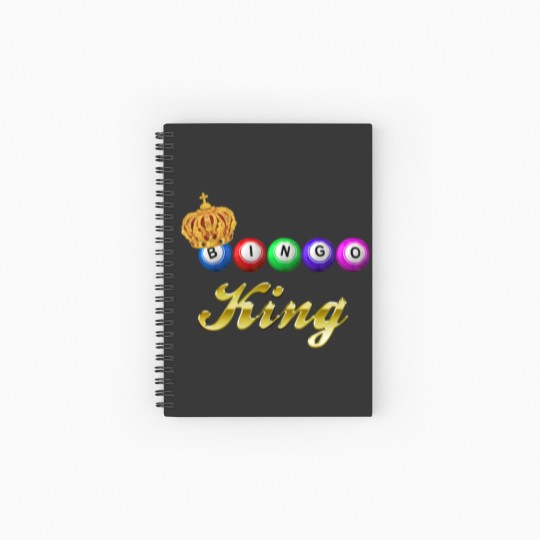 Discover Bingo King - Bingo King - Spiral Notebooks   Ruled Line