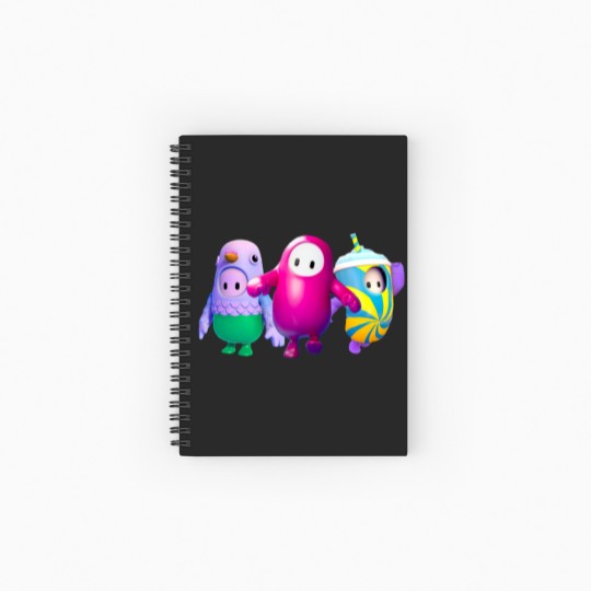 Discover Fall guys! Spiral Notebooks   Ruled Line